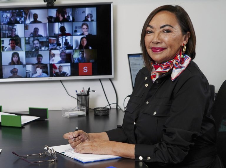 Cecilia Aguilar, gerenta general de incosec